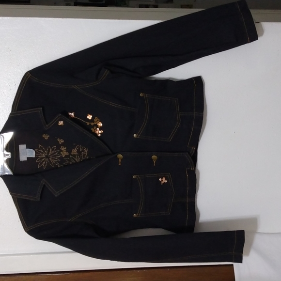 Shore Jackets & Blazers - SHORE DEMIM Waist Length Jacket